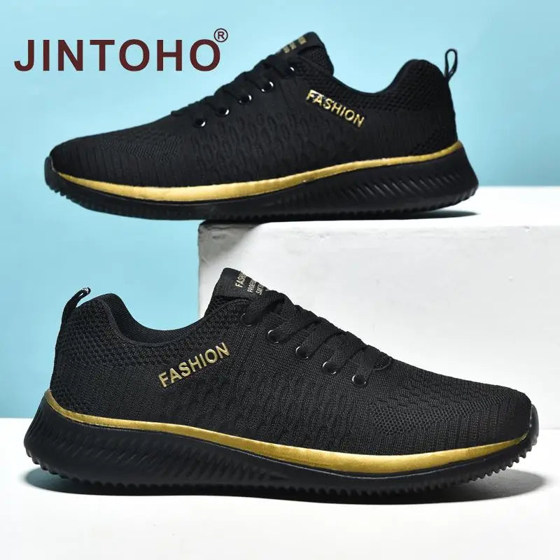 Jintoho marca masculina sapatos de moda casuais sapatos masculinos baratos tênis preto respirável sapatos 2025 tênis masculinos zapatillas hombre