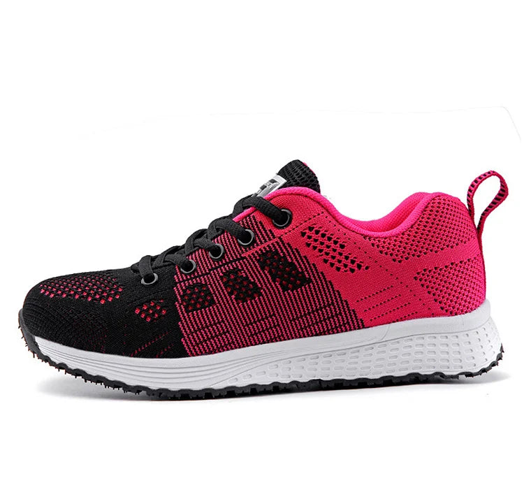 Tênis Esportivos Femininos da Moda para Academia, Tênis de Primavera com Cores Mistas, Sapatilhas Casuais Femininas, Tênis de Treino, Tenis Mujer