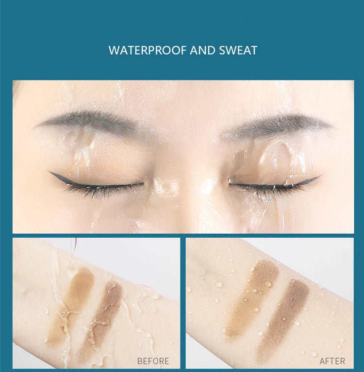 Sobrancelhas produto de maquiagem chinesa com lápis de sobrancelha à prova d'água marca madeira dura recarga profissional beleza completa cosméticos incomuns