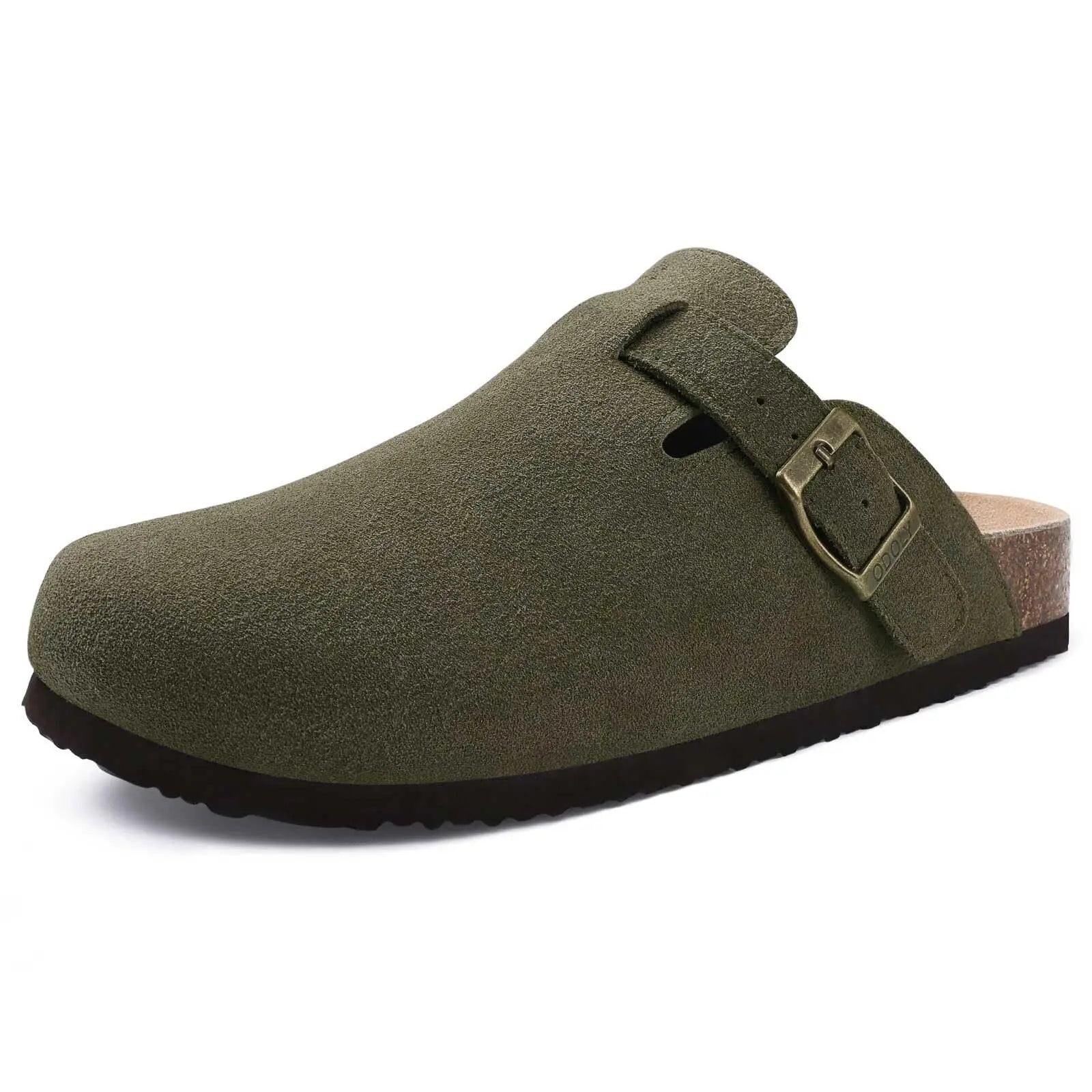 Unissex macio footbed tamanco moda retro marcas tamancos de cortiça sapatos para mulheres chinelos casuais confortáveis com suporte de arco