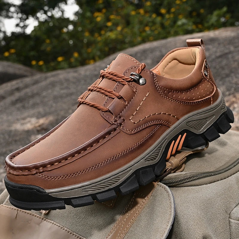 Nova chegada dos homens sapatos casuais feitos à mão mocassins de couro genuíno confortáveis sapatos de caminhada masculinos mocassins de qualidade tênis masculinos