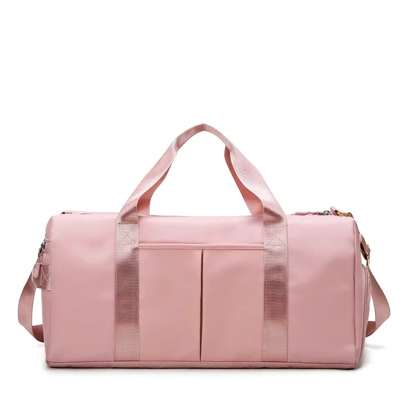 Saco de fitness feminino multi-funcional movimento de separação seca-molhada à prova de água saco de viagem saco de yoga saco de viagem de grande capacidade homem