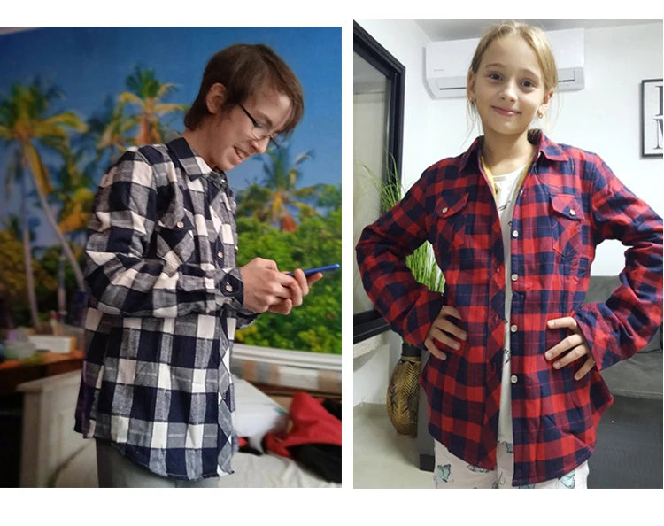 Camisa Xadrez Feminina de Veludo Grossa e Quente, Blusa Casual de Manga Longa com Forro de Lã para Inverno, Tamanhos M-5XL, Roupa de Outono T77710A
