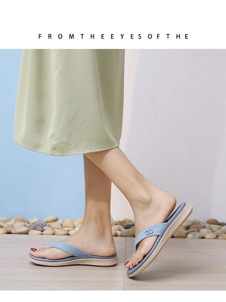 Dropshipping atacado preço das mulheres flip-flops tamanho grande sola macia chinelos personalizados para as mulheres sandale femme eté 2023 luxe
