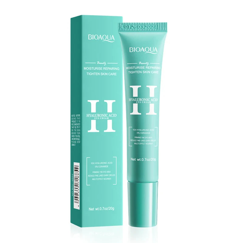 2 pçs/kit bioaqua ácido hialurônico conjuntos de cuidados com a pele rosto creme para os olhos hidratante hidratante endurecimento cremes faciais cuidados com a pele do rosto