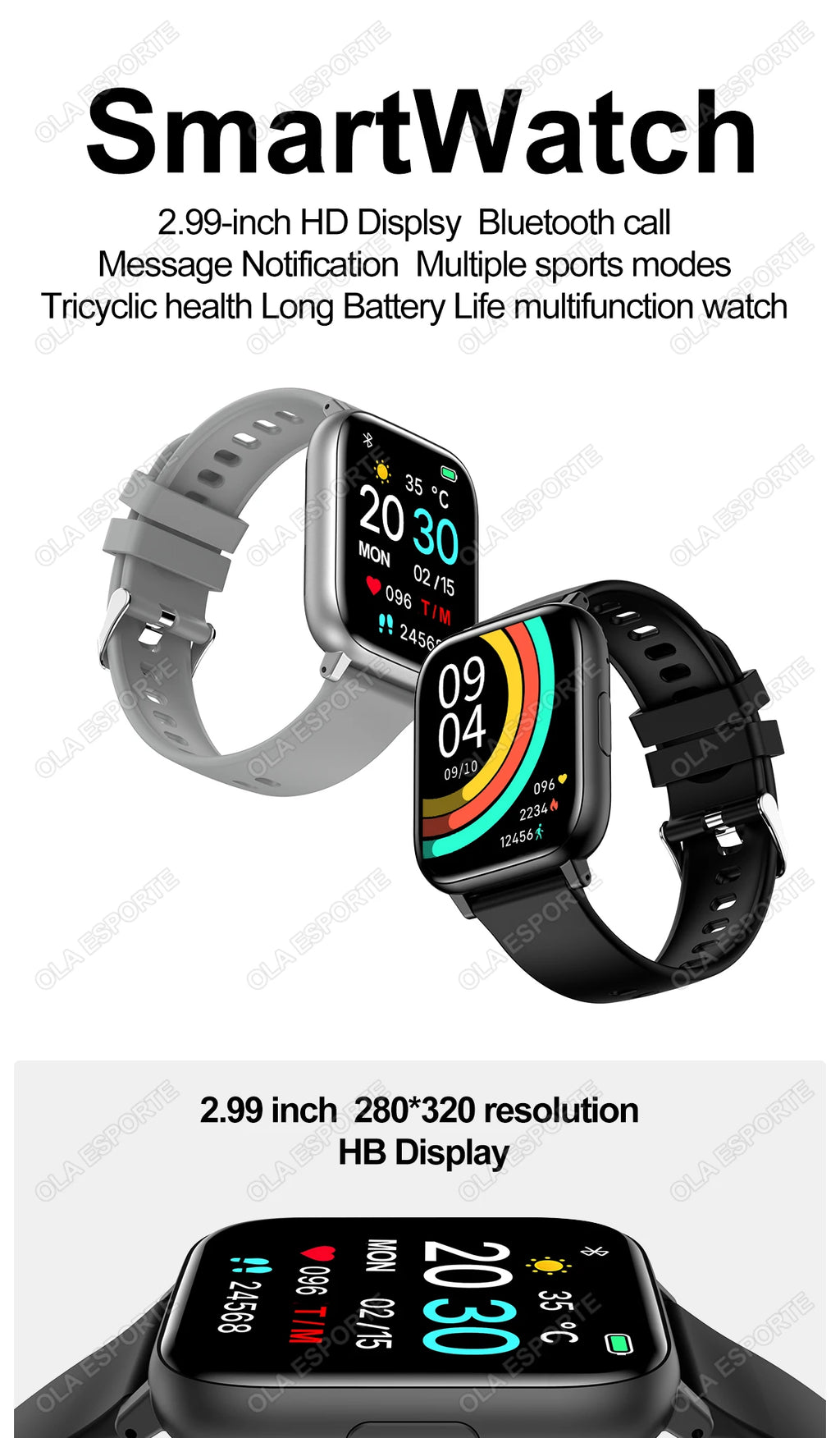 Relógio inteligente 2025 bluetooth chamada sono freqüência cardíaca monitoramento de saúde gps relógios para homens mulheres esporte fitness à prova dwaterproof água smartwatch