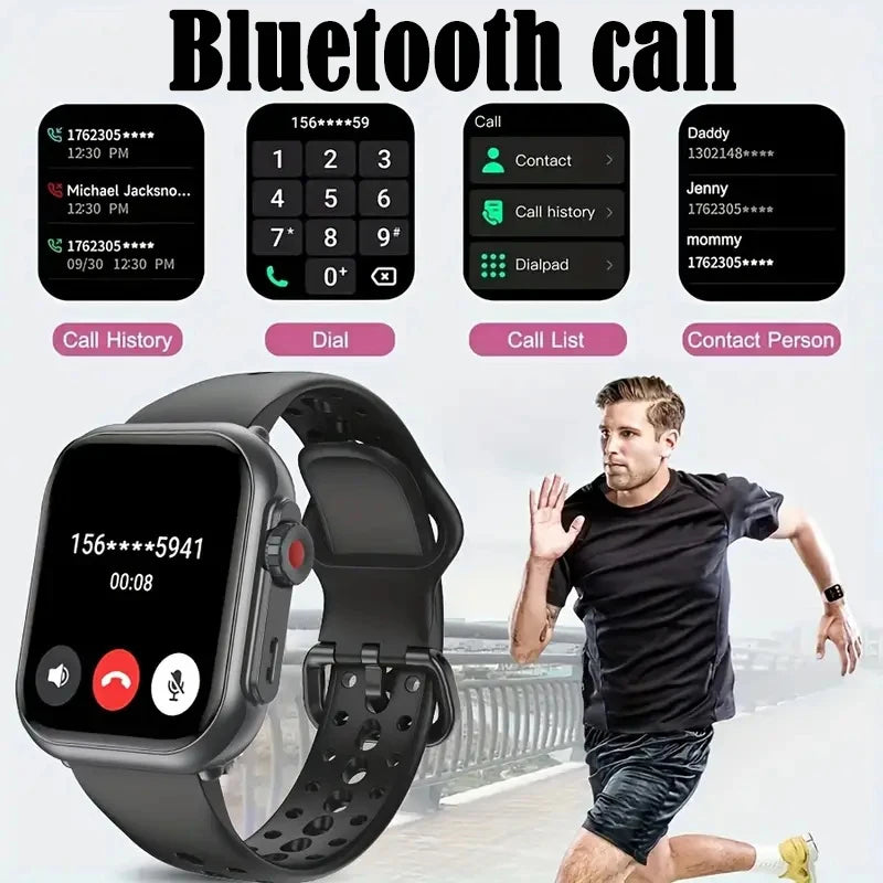 2026 moda feminina relógio ultra2 se relógios inteligentes 1000mah 1.85 "amoled tela de toque completa bt chamada smartwatch para android ios ladie