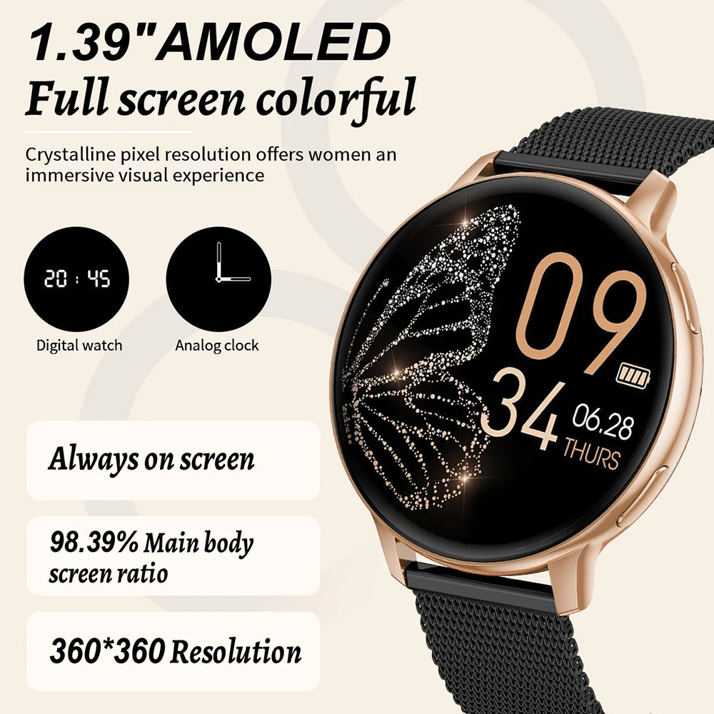Foxbox relógio inteligente monitoramento de saúde esporte rastreador fitness bluetooth chamada à prova dwaterproof água das mulheres dos homens luxo smartwatch para ios android