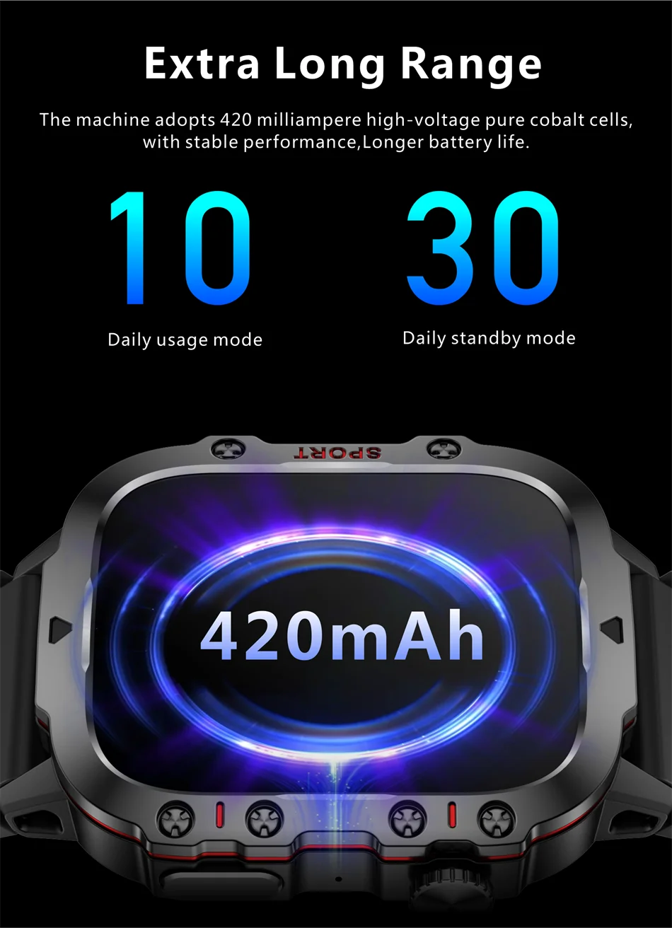 Lige novo militar relógio inteligente masculino esportes ao ar livre 3atm à prova dwaterproof água oxigênio no sangue bluetooth chamada relógios smartwatch para android