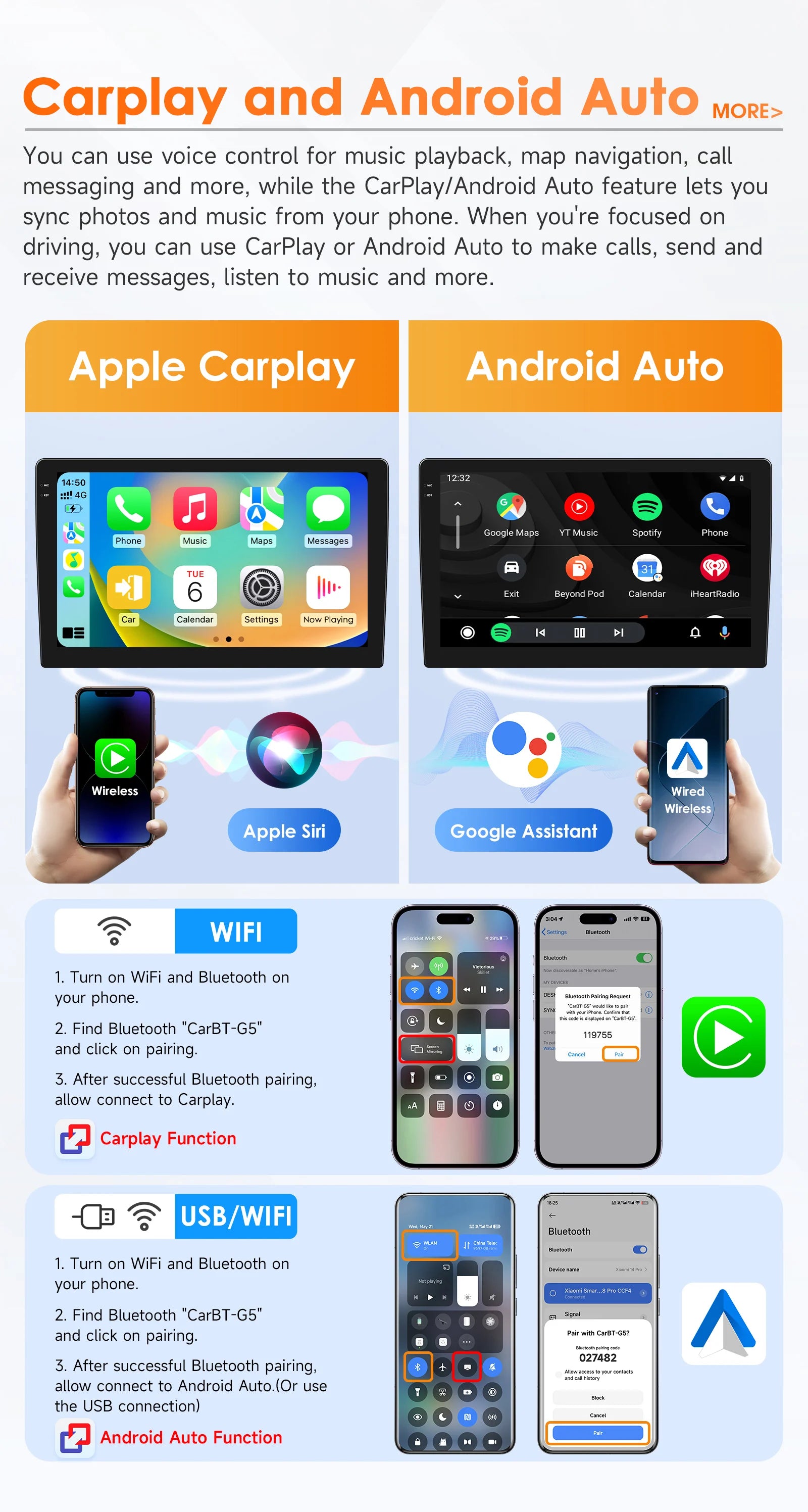 Rádio Android Auto Hizpo para Renault Logan 2 2012-2019 Sandero 2 2014-2019 4G Multimídia Automotiva GPS 2 din Estéreo CarPlay WIFI DSP