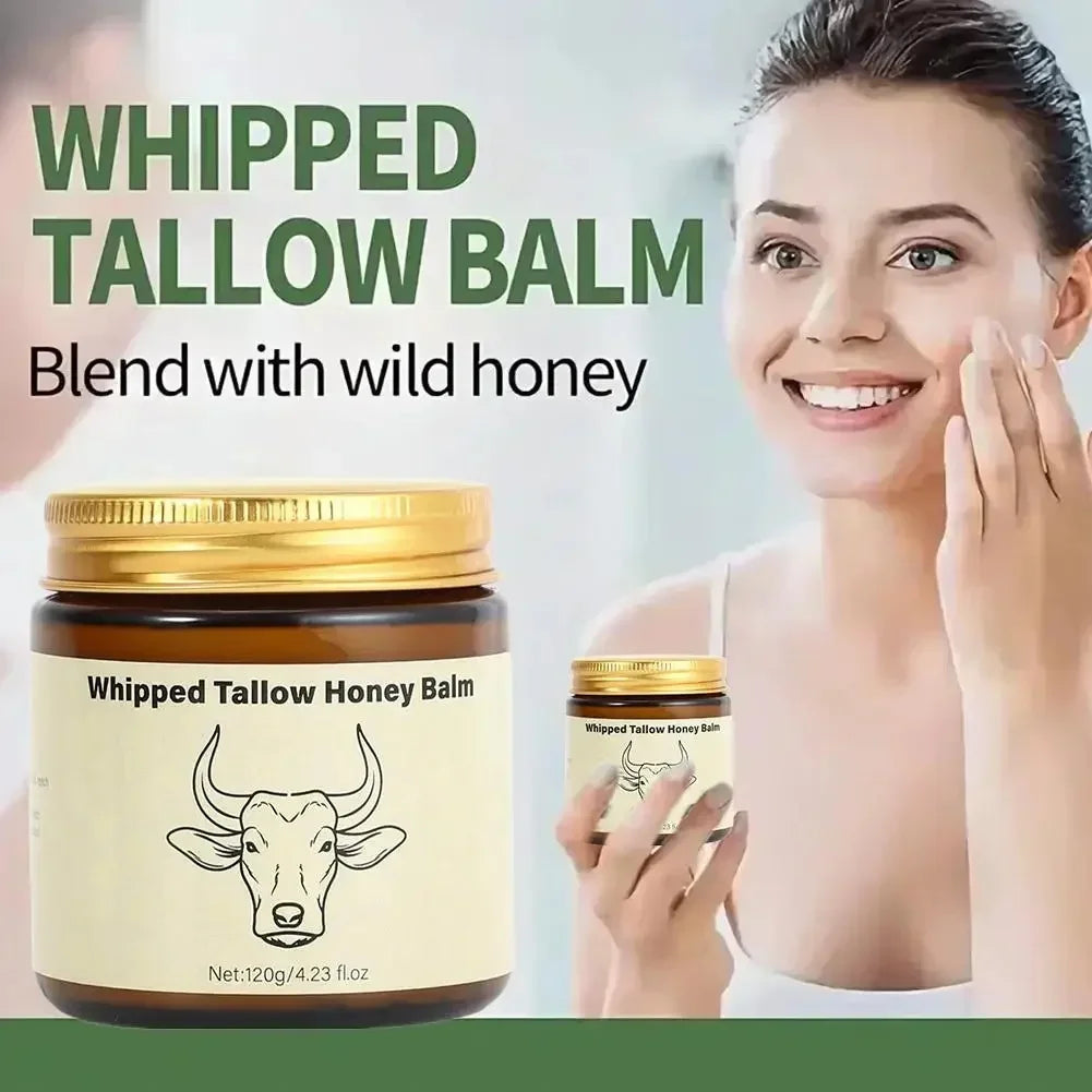 Creme Hidratante de Mel de Manfe Tallow - Hidratação Profunda Nutritivo Iluminador Reparação de Vermelhidão Minimizador de Poros para Mulheres Sensíveis Dr