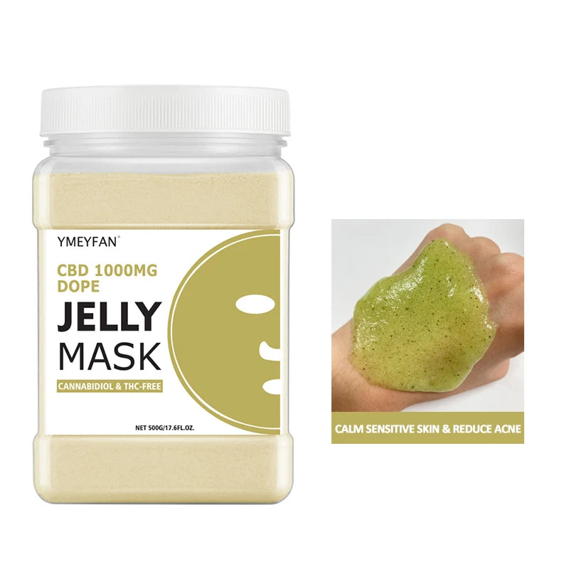 Máscara facial de gelatina em pó para tratamentos faciais, suprimentos para esteticistas, beleza profissional, cuidados com a pele, atacado, máscara em massa