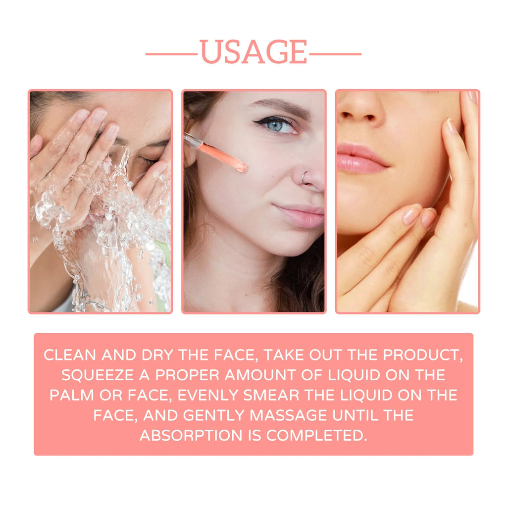 Sérum Facial 5 em 1 para Redução de Linhas Finas, Firmador, Redutor de Manchas e Pigmentação, Hidratante e Firmador da Pele.