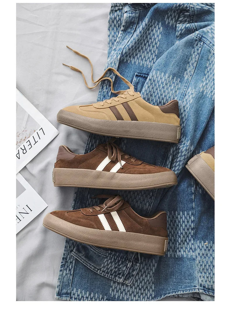 Sapatos de tabuleiro casuais de sola grossa para homens sola grossa sapatos casuais tênis de couro tudo sola macia dentro aumentar sapatos