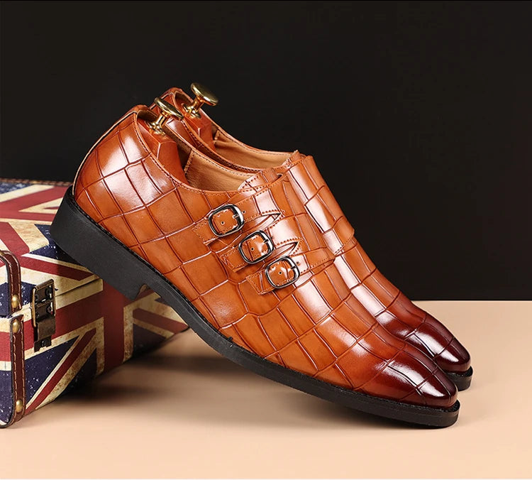 Deslizamento em sapatos masculinos oxfords moda negócios escritório sapatos masculinos clássico de luxo couro masculino ternos sapatos sapato casamento italiano