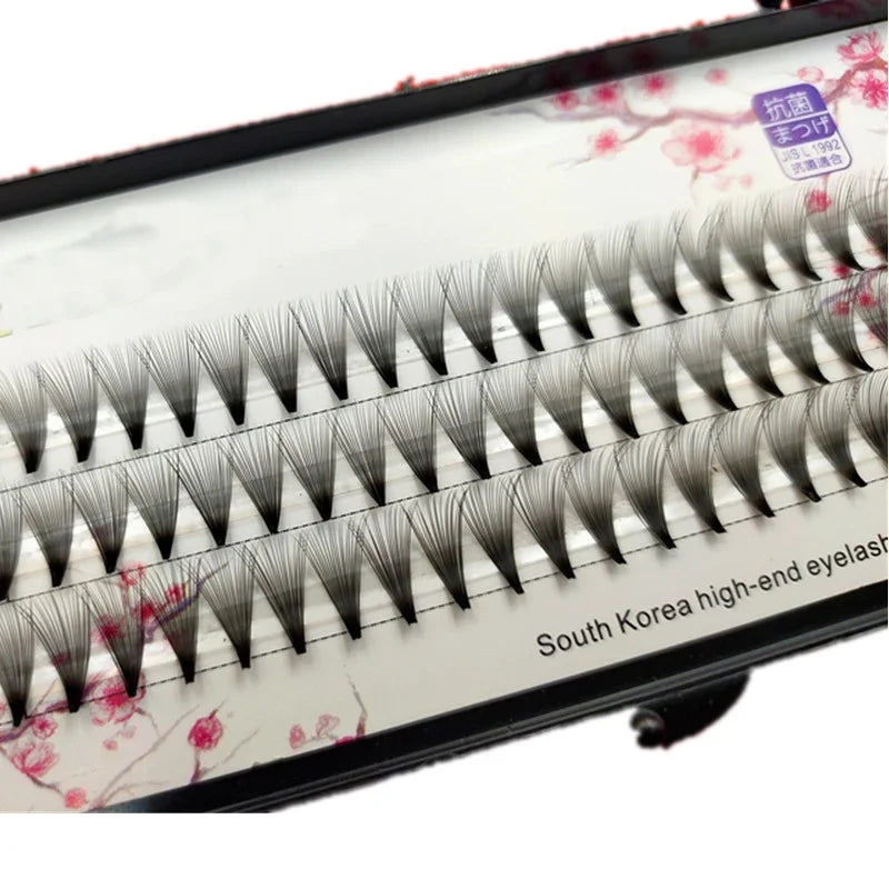 Novos fãs de volume russo pré-fabricados 10d/20d maquiagem profissional falso pacote de extensão de cílios postiços