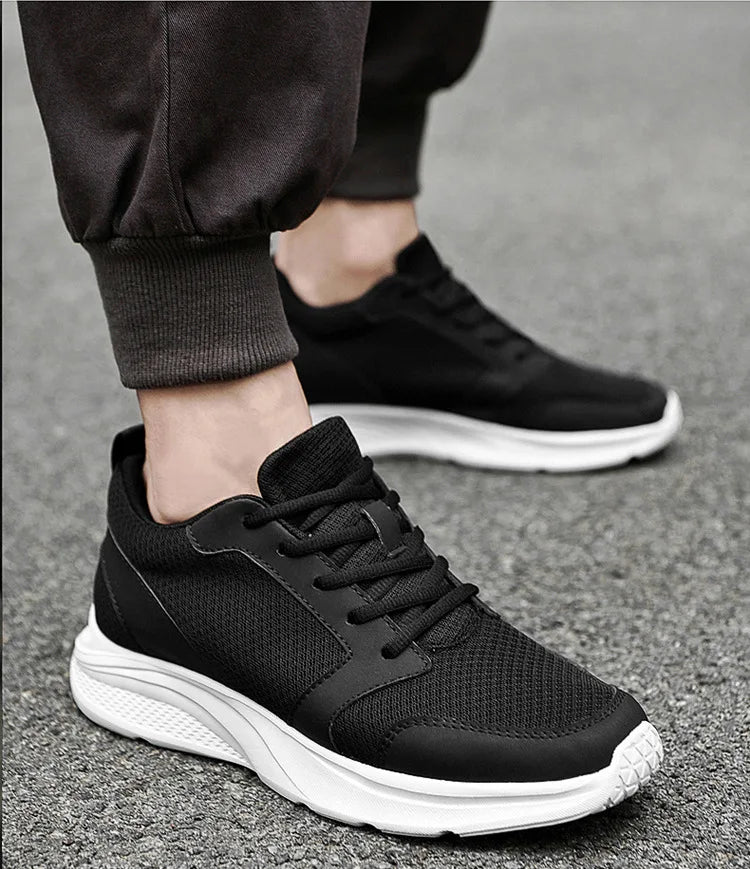 Homens sapatos de elevador aumento de altura tênis sapatos para homem 10cm esportes sapatos casuais invisível sapatos de aumento interno para homem 8cm
