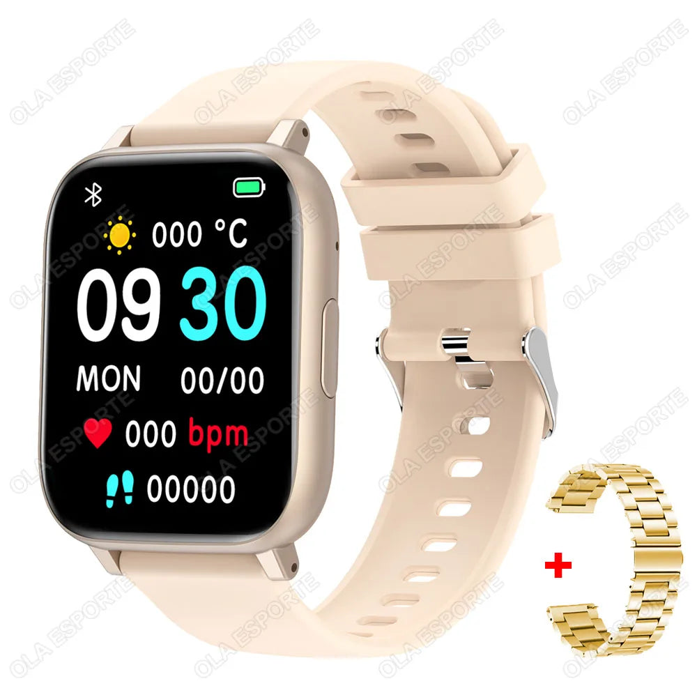 Relógio inteligente 2025 bluetooth chamada sono freqüência cardíaca monitoramento de saúde gps relógios para homens mulheres esporte fitness à prova dwaterproof água smartwatch