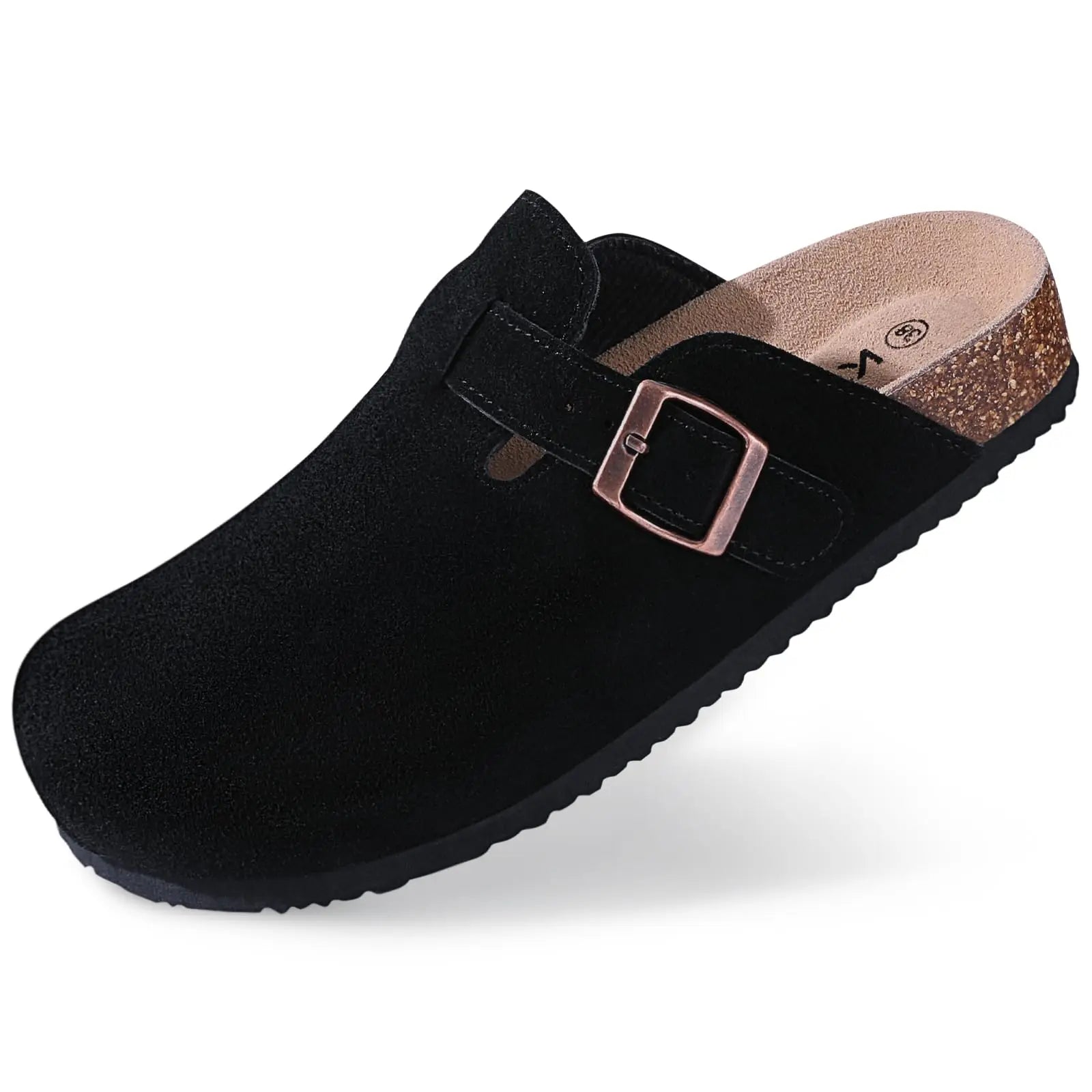 Unissex macio footbed tamanco moda retro marcas tamancos de cortiça sapatos para mulheres chinelos casuais confortáveis com suporte de arco