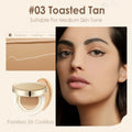 Focusallure fundação almofada de ar à prova dwaterproof água base fosca poros alta cobertura creme facial nutritivo suave fundação maquiagem