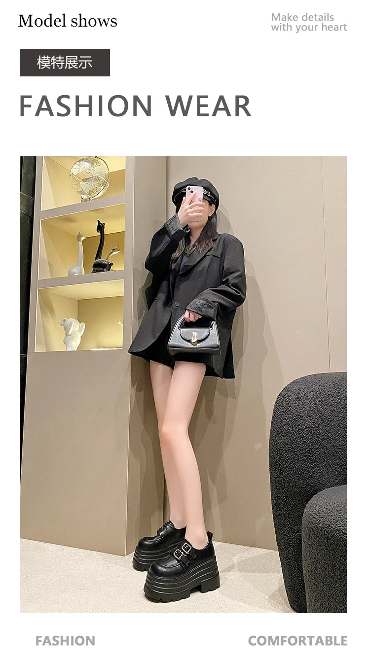 10cm plataforma feminina mocassins sapatos apartamentos casuais aconchegantes sapatos esportivos mulher 2024 tendência outono designer tênis andando mujer zapatos