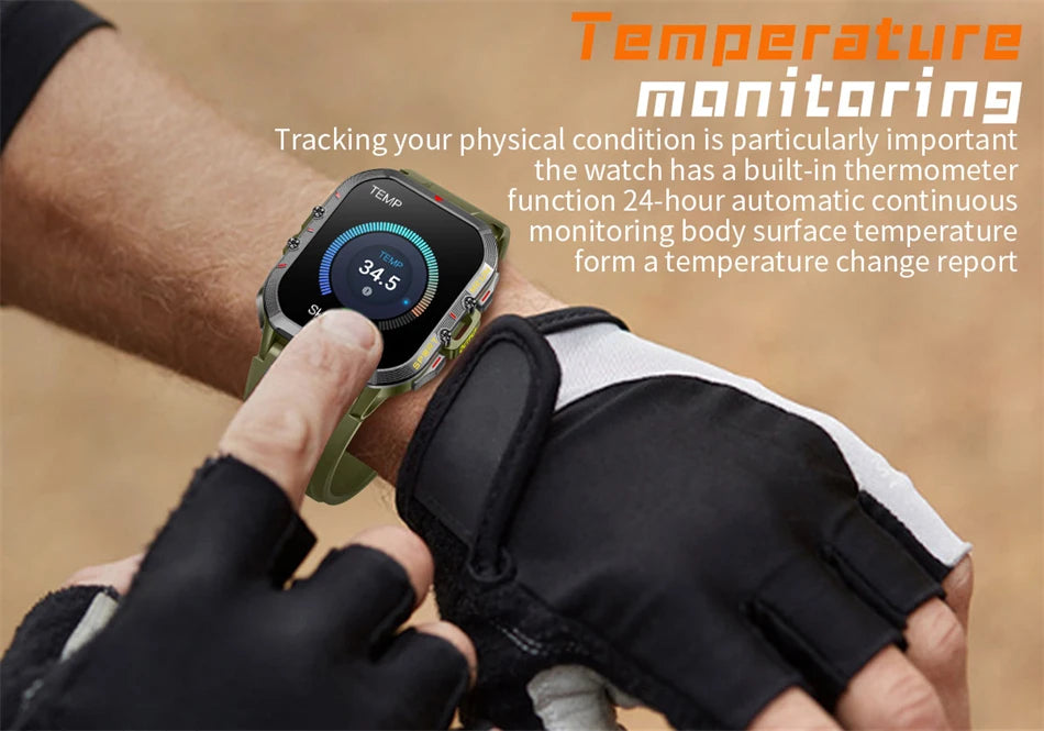 Lige 2025 relógio inteligente masculino esportes ao ar livre monitoramento de freqüência cardíaca ip68 à prova dip68 água relógios bluetooth chamada smartwatch para android ios