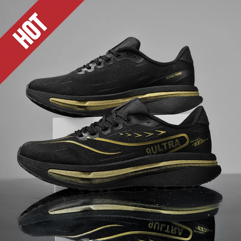 NOVO Tênis de Corrida com Placa de Carbono Especializado para Maratona Masculino e Feminino, Respirável, Ultraleve, Confortável, Esportivo e Casual