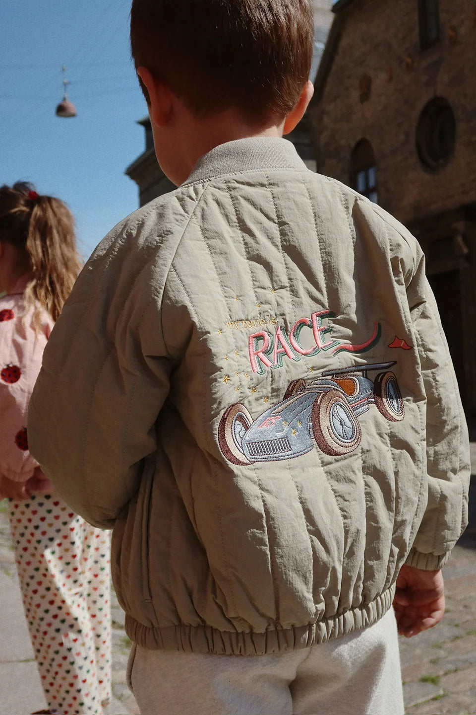 Novo 2025 ks meninas dos desenhos animados algodão velo casacos de inverno da criança meninos jaqueta de lã de cordeiro crianças casaco bordado crianças outwear roupas