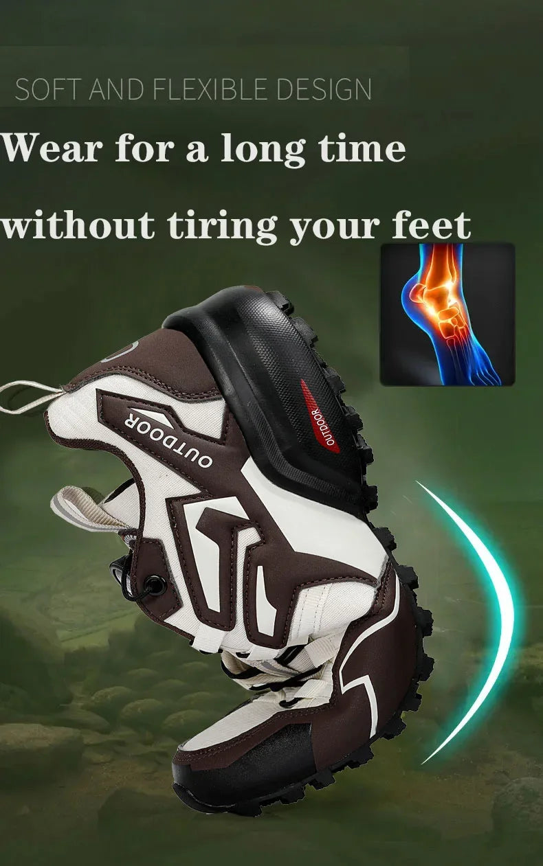 Sapatos esportivos casuais masculinos tamanho 40-47 girando rendas sapatos masculinos ao ar livre antiderrapante respirável confortável sapatos esportivos masculinos