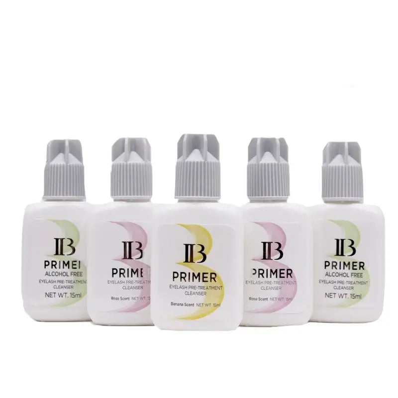 Primer ibeauty de 15ml para aplicação de cola em extensões de cílios, produto profissional coreano, primer transparente, ferramenta de maquiagem, 10 frascos