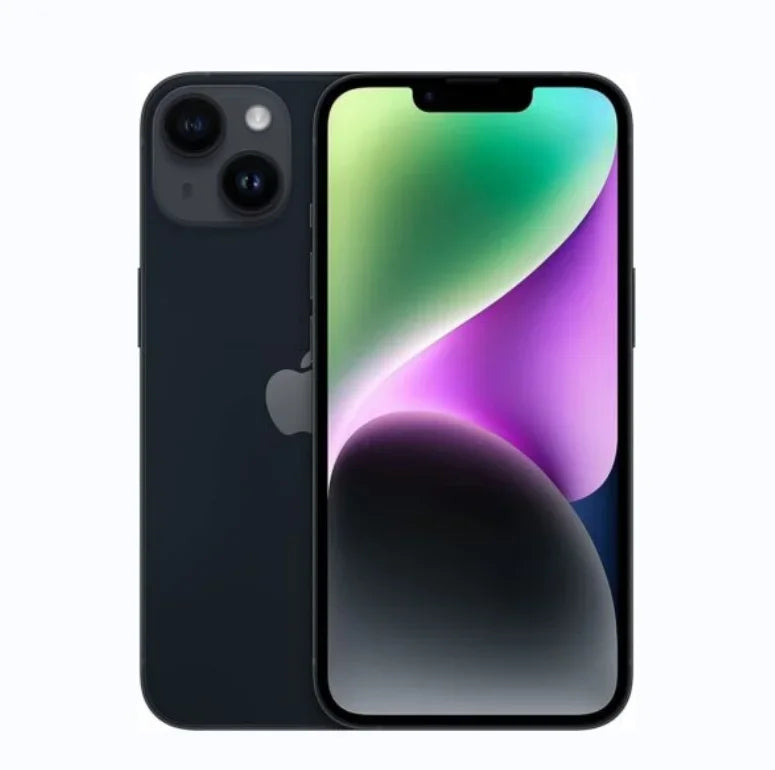 100% original iPhone 14 Dual eSIM Celular 6.1 "OLED Face ID A15 5G Phone Versão dos EUA