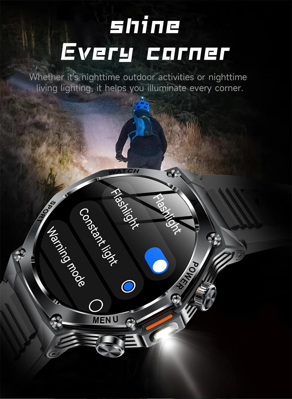 Novo relógio inteligente masculino 2025 chamada bluetooth um clique conexão relógios ip67 à prova dip67 água 800mah bateria smartwatch homem android ios