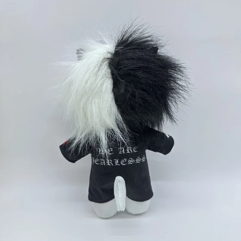 27cm rússia zxc gato boneca de pelúcia macio dos desenhos animados anime plushie brinquedo kawaii preto cosplay prop bonecas para crianças aniversário gif
