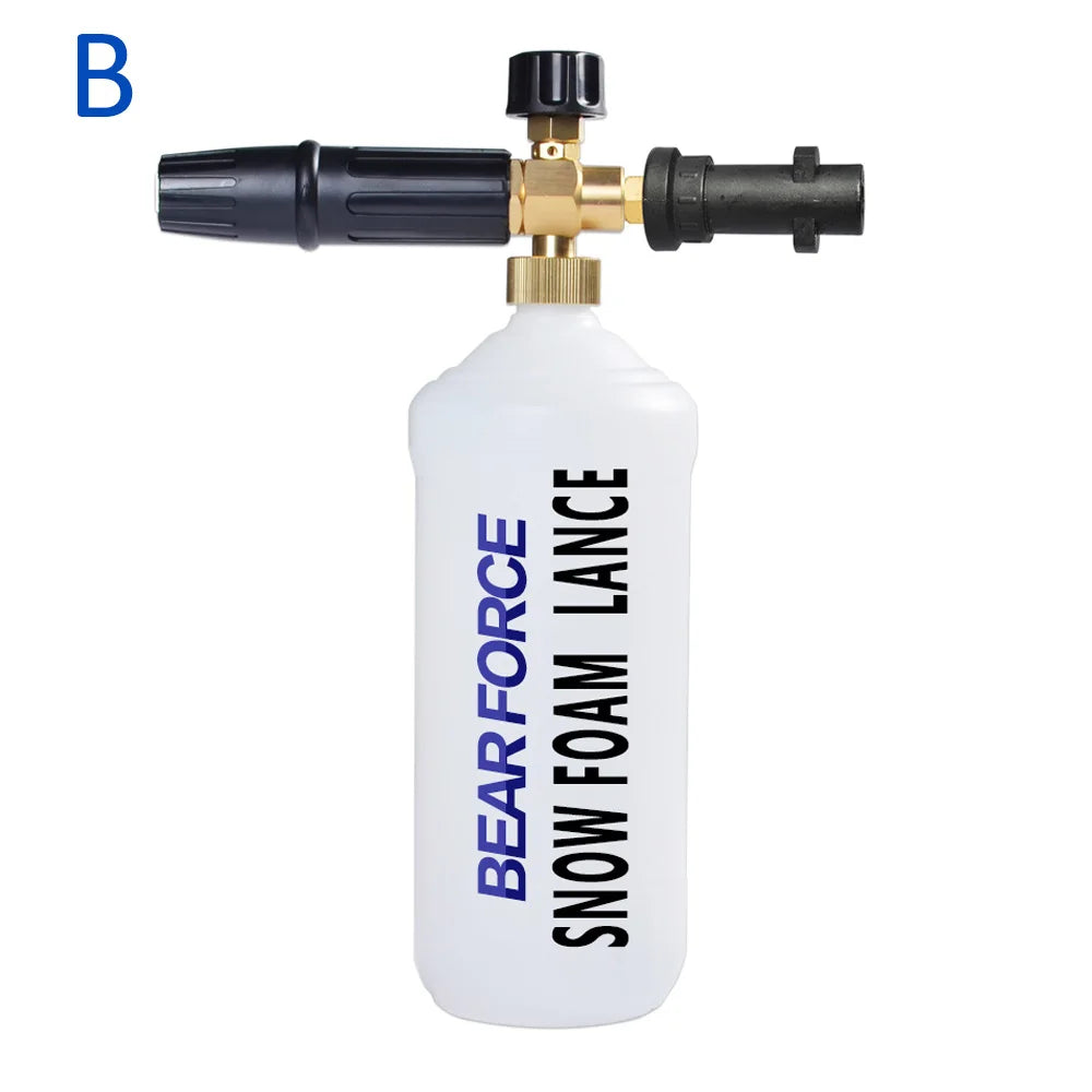 Gerador de espuma canhão de espuma bocal lavagem de espuma do carro para karcher k2 k3 k4 k5 k6 k7 tornado arma lavadora de alta pressão lavadora de carro