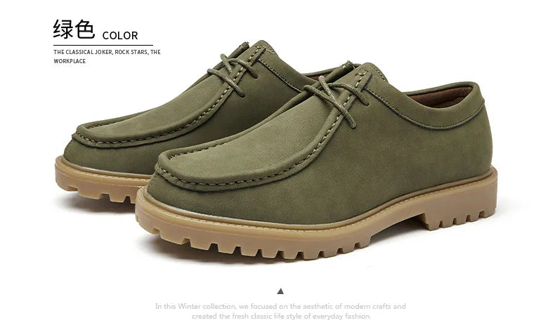 Sapatos casuais de couro mocassins clássicos masculinos rendas até derby sapatos retro workwear sapatos de alta qualidade ao ar livre sapato de caminhada de montanha