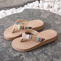 2025 moda impressão flip flops sandálias femininas chinelos de hotel senhoras sapatos indoor ao ar livre flip-flops praia plana slides