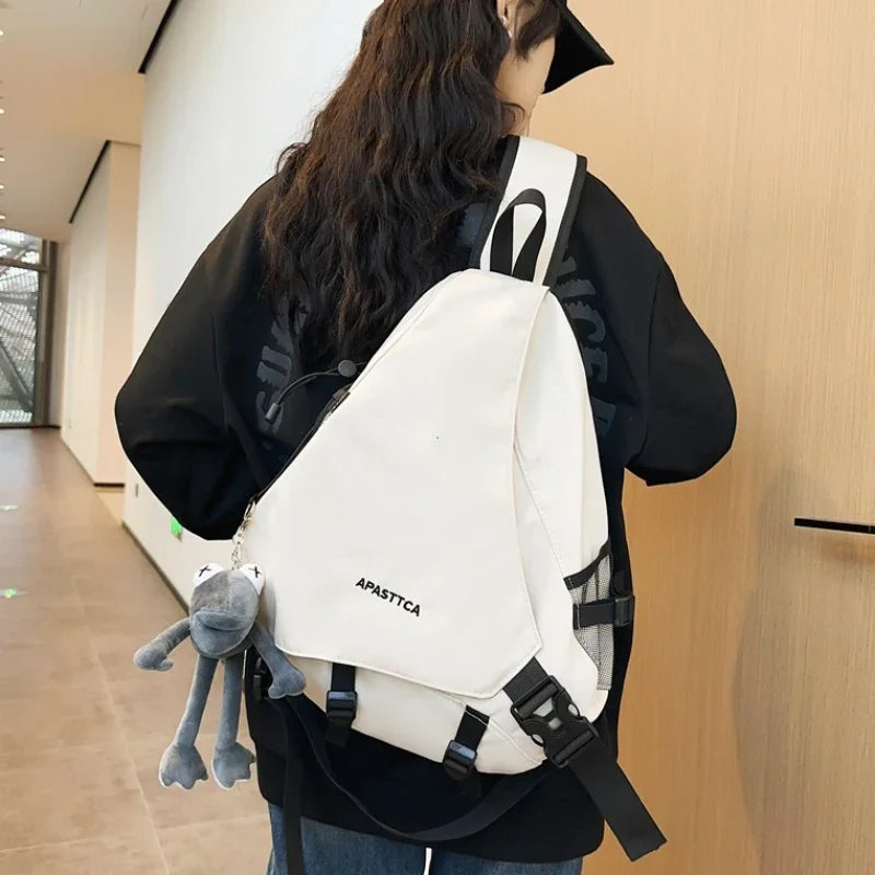 2025 novo saco de peito masculino crossbody saco multifuncional casual um ombro mochila grande capacidade sacos do mensageiro
