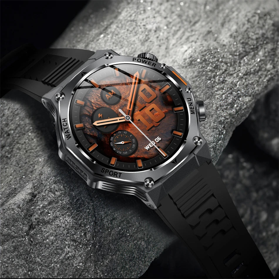 Novo relógio inteligente masculino 2025 chamada bluetooth um clique conexão relógios ip67 à prova dip67 água 800mah bateria smartwatch homem android ios