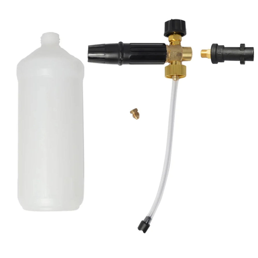Gerador de espuma canhão de espuma bocal lavagem de espuma do carro para karcher k2 k3 k4 k5 k6 k7 tornado arma lavadora de alta pressão lavadora de carro