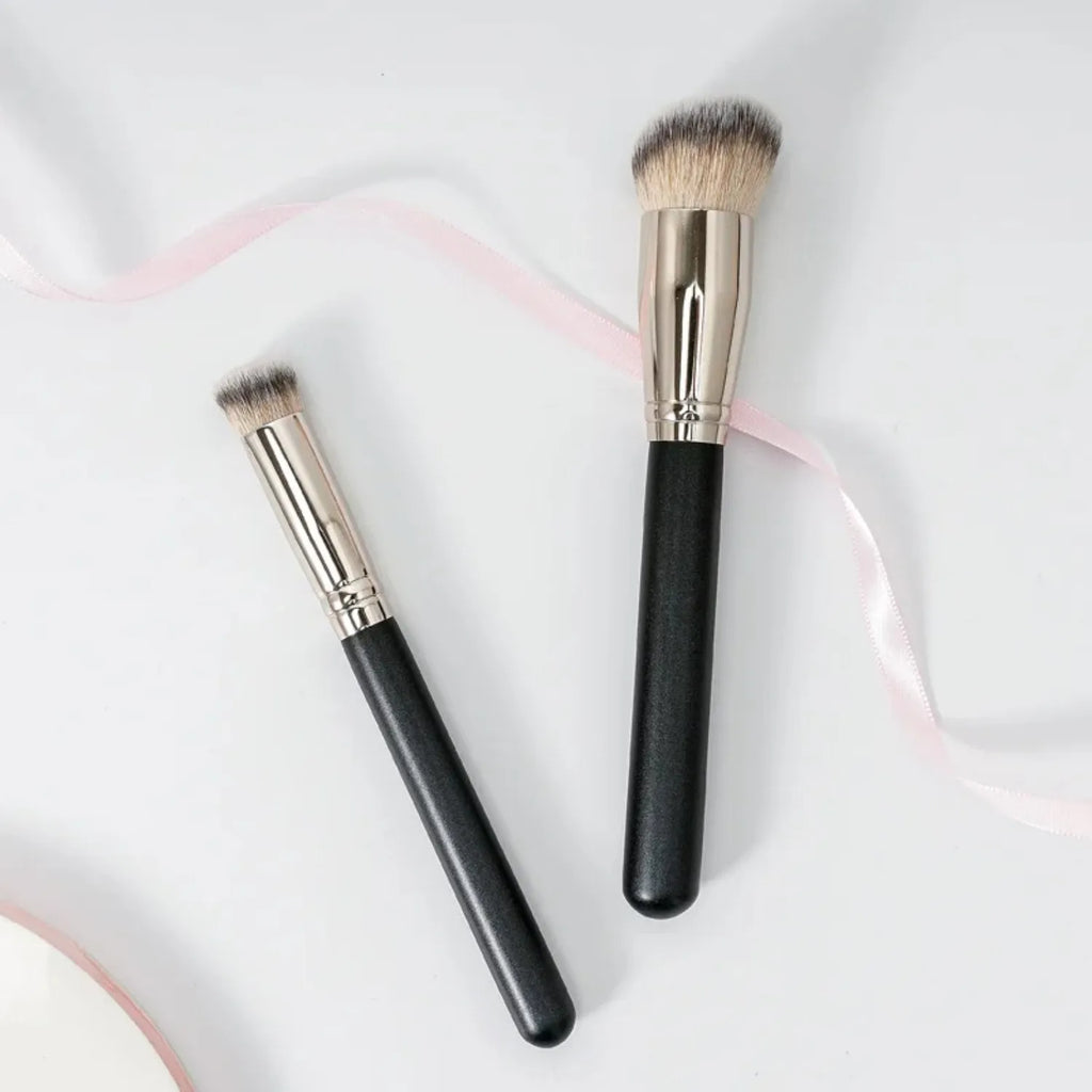 Pincel para Base e Corretivo, Pincéis Premium para Contorno e Blush, Pincel de Maquiagem Denso para Olhos e Rosto, Ideal para Esbater e Alisar