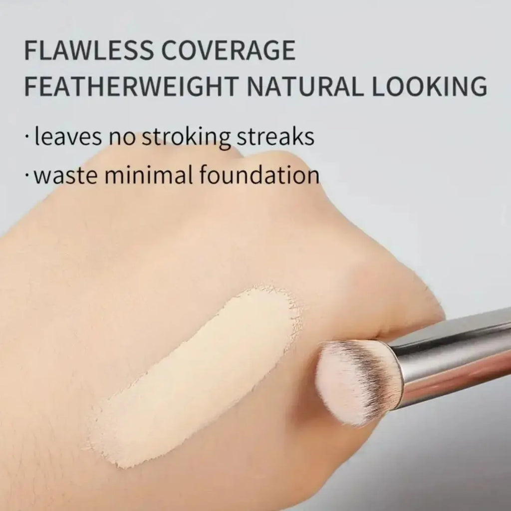 Pincel para Base e Corretivo, Pincéis Premium para Contorno e Blush, Pincel de Maquiagem Denso para Olhos e Rosto, Ideal para Esbater e Alisar