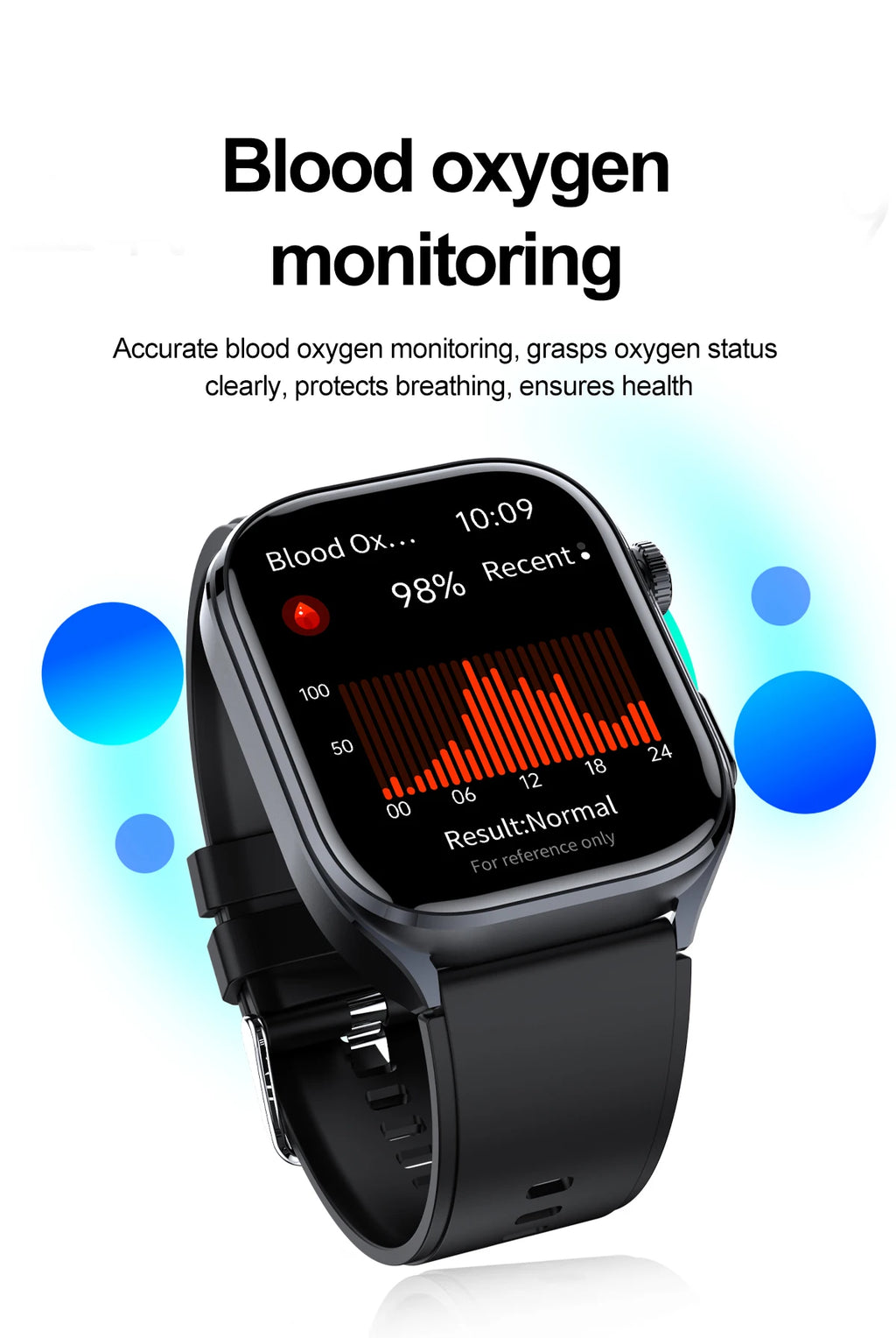 Novo Smartwatch 2026 com ECG Preciso, Análise de Saúde Cardíaca, Análise de Sangue, Lipídios no Sangue, Pressão Arterial e Chamada Bluetooth para Homens