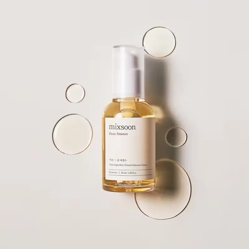 Mixsoon Essência de Feijão - Exfoliante, Hidratante, Extrato de Feijão Fermentado, Fórmula Suave para Pele Suave 50ml / 1,69 fl.oz. Coreano