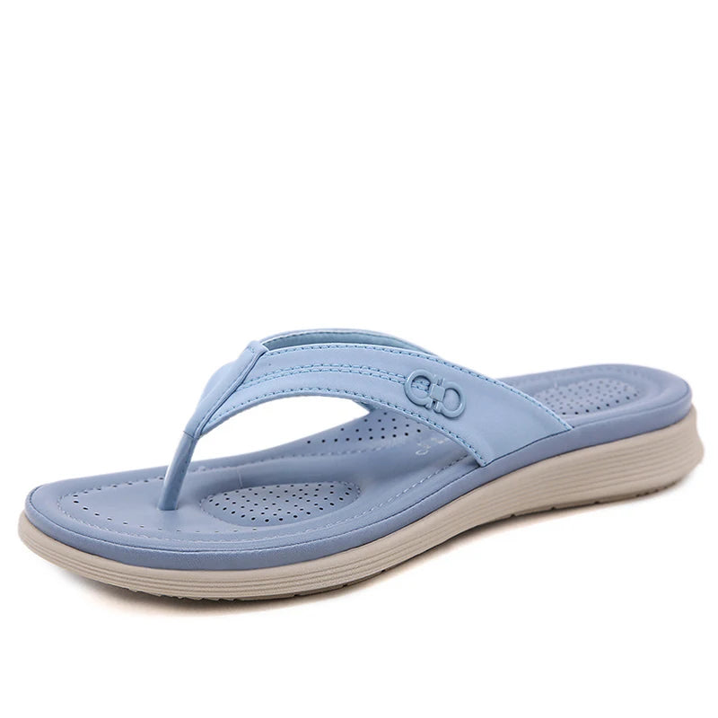 Dropshipping atacado preço das mulheres flip-flops tamanho grande sola macia chinelos personalizados para as mulheres sandale femme eté 2023 luxe