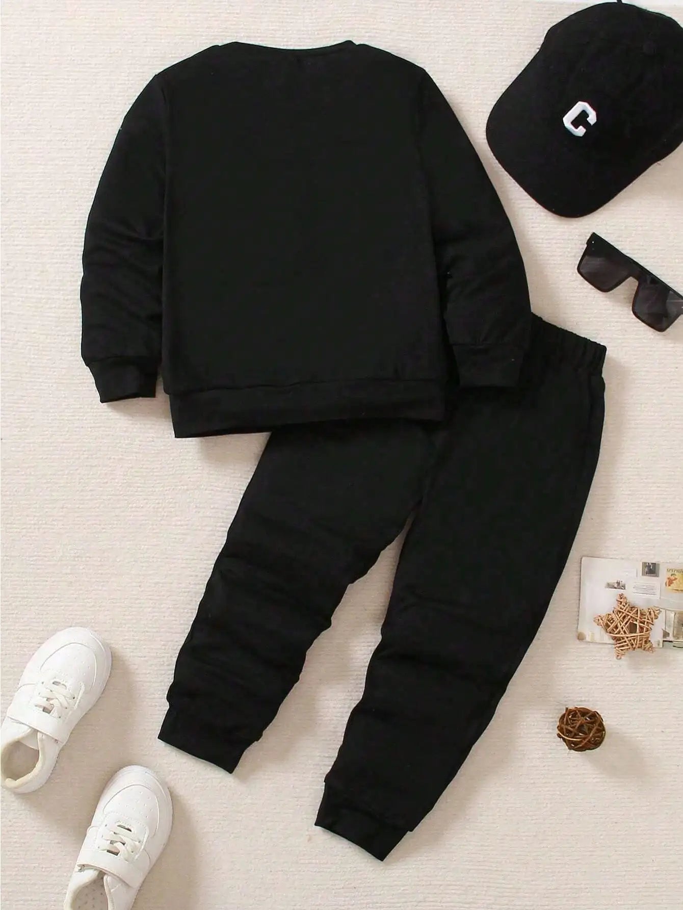 Iurnxb 2 pçs conjunto de roupas infantis meninos dinossauro impressão moletom calças crianças roupas da criança playwear primavera outono 1-6y
