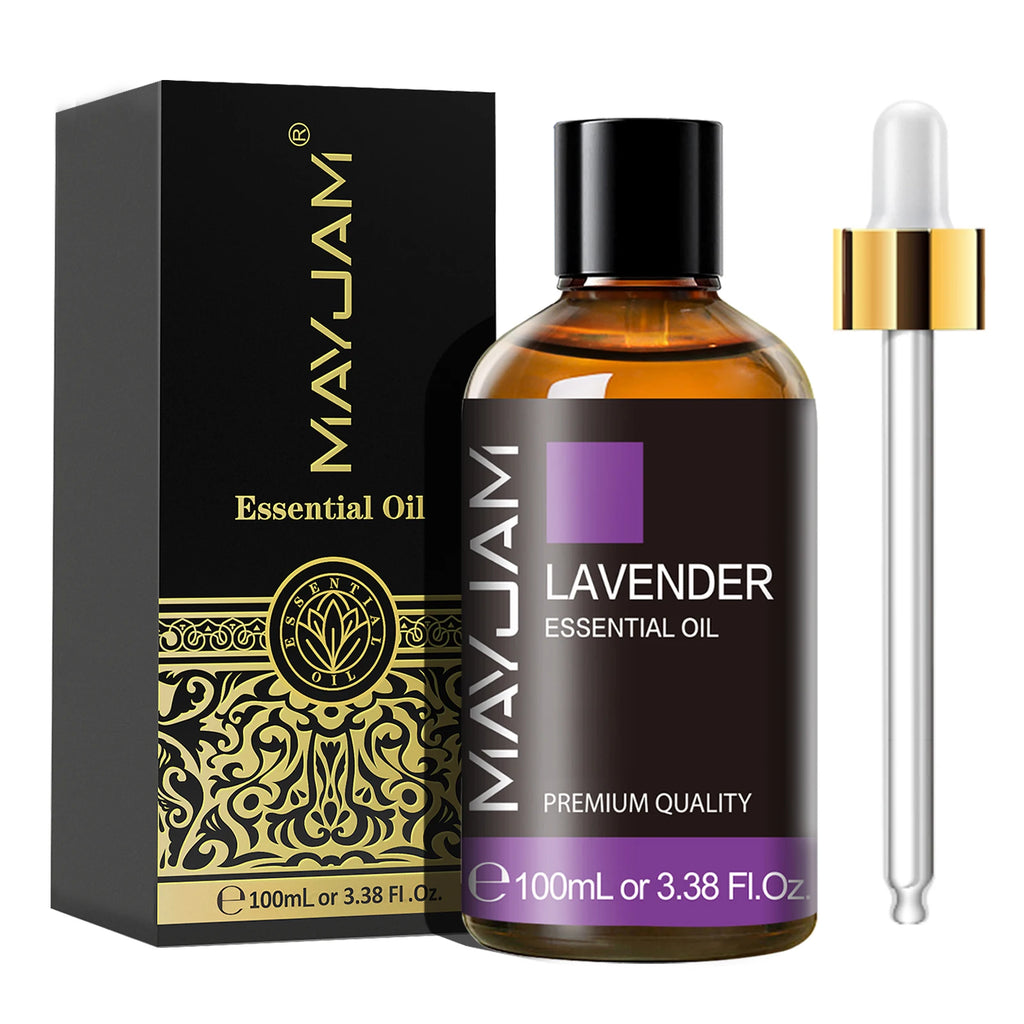 Mayjam 100ml óleos essenciais para umidificador difusor eucalipto lavanda jasmim hortelã-pimenta sândalo cedro óleo aromático