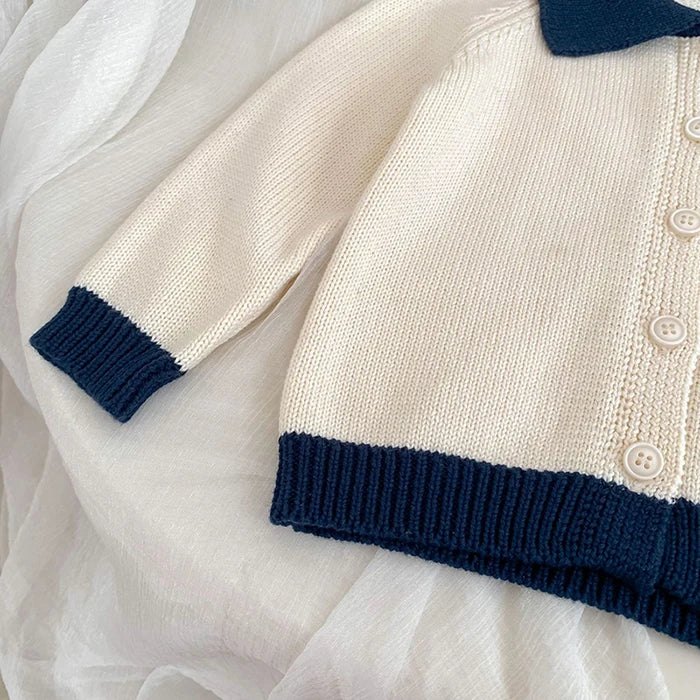 2025 novo outono 0-5yrs bebê meninas conjunto de roupas manga comprida malha cardigan casaco + saia curta crianças roupas de malha terno