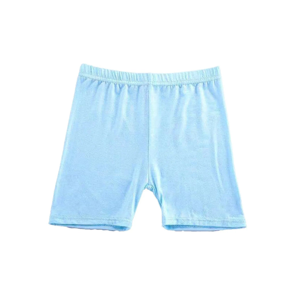1pc doce cor meninas calças de segurança curtas crianças roupa interior leggings crianças verão bonito confortável shorts cuecas para 4-6y