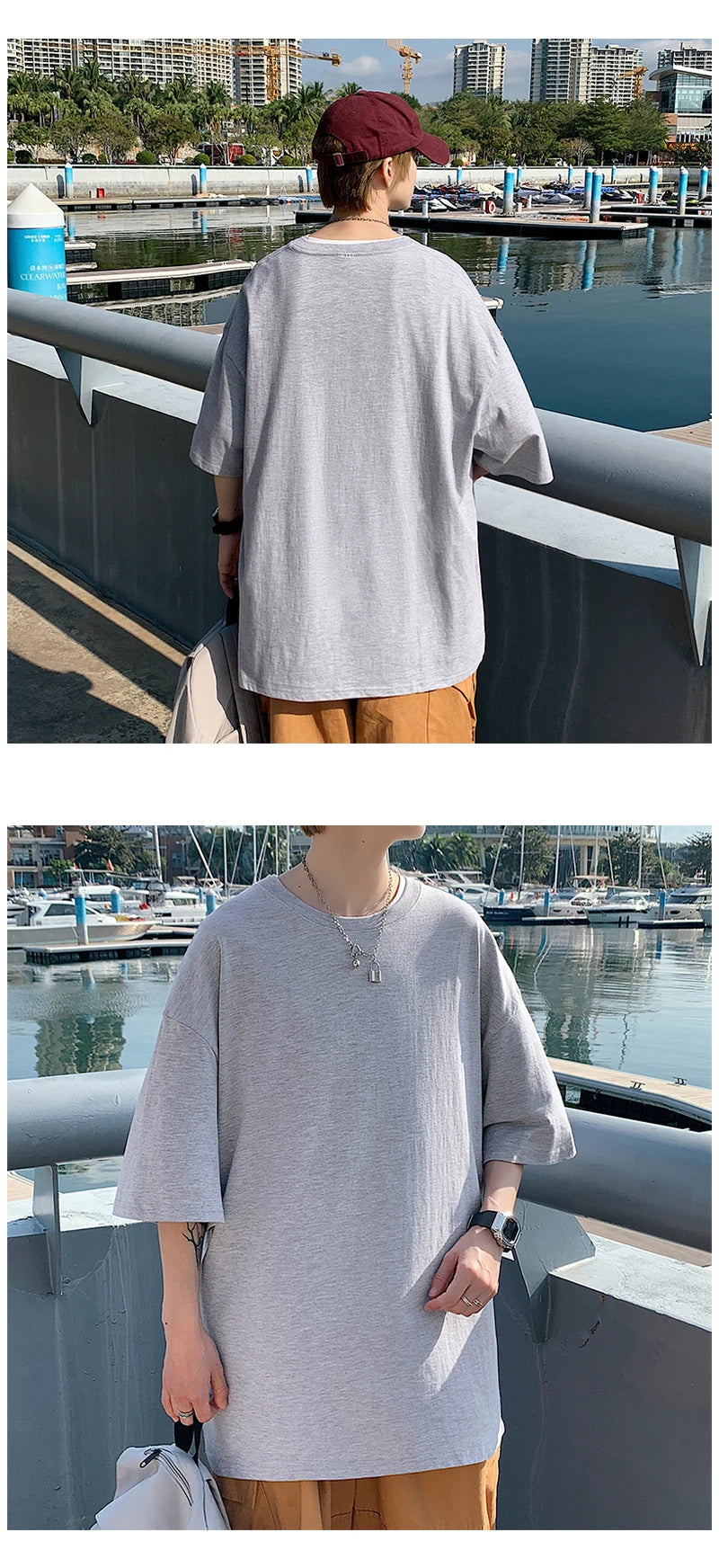 Camiseta de manga curta extragrande masculina, camiseta solta com decote em O, blusa de streetwear Hip Hop, camiseta de algodão, nova moda, verão, 5XL