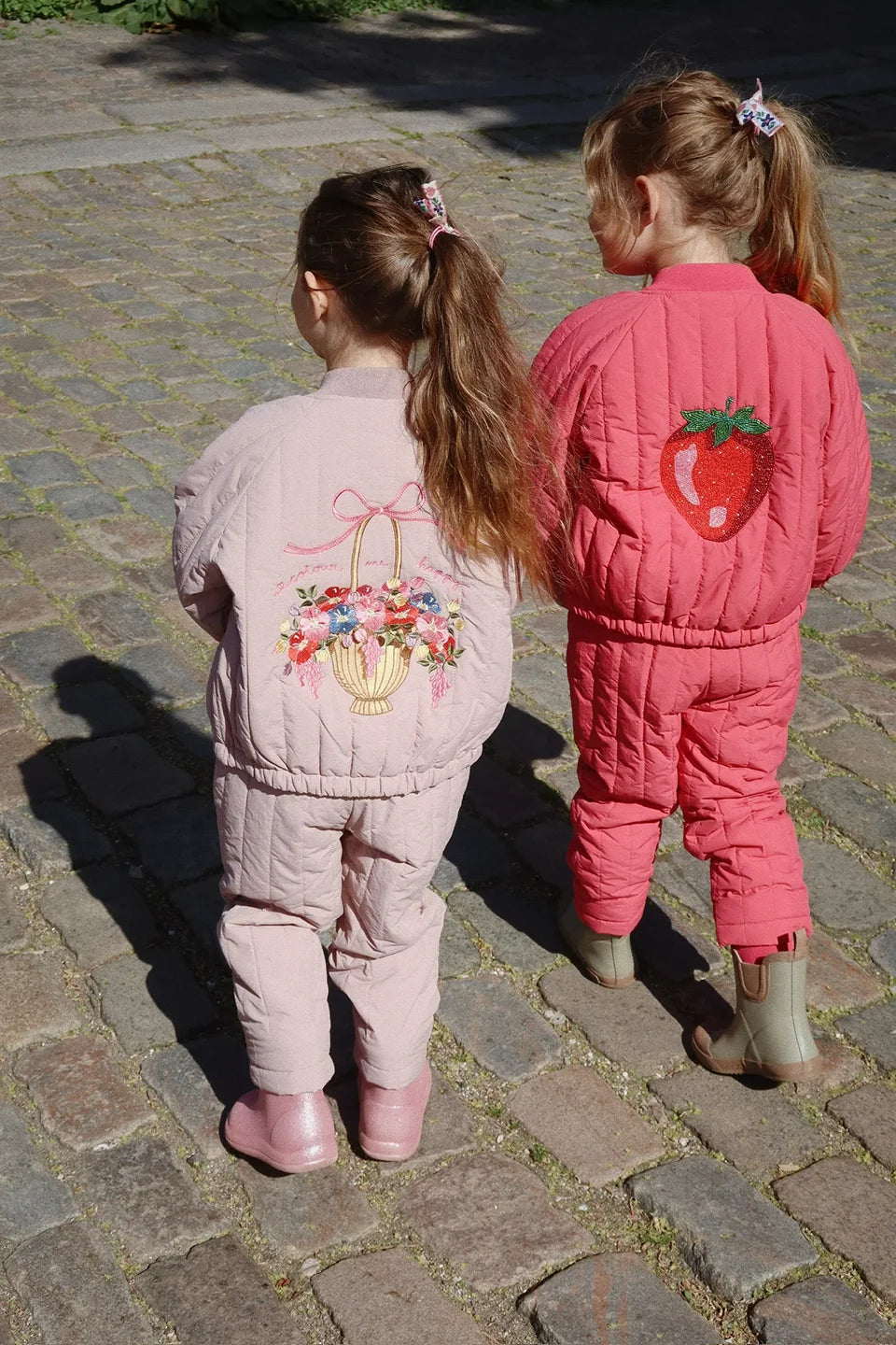 Novo 2025 ks meninas dos desenhos animados algodão velo casacos de inverno da criança meninos jaqueta de lã de cordeiro crianças casaco bordado crianças outwear roupas